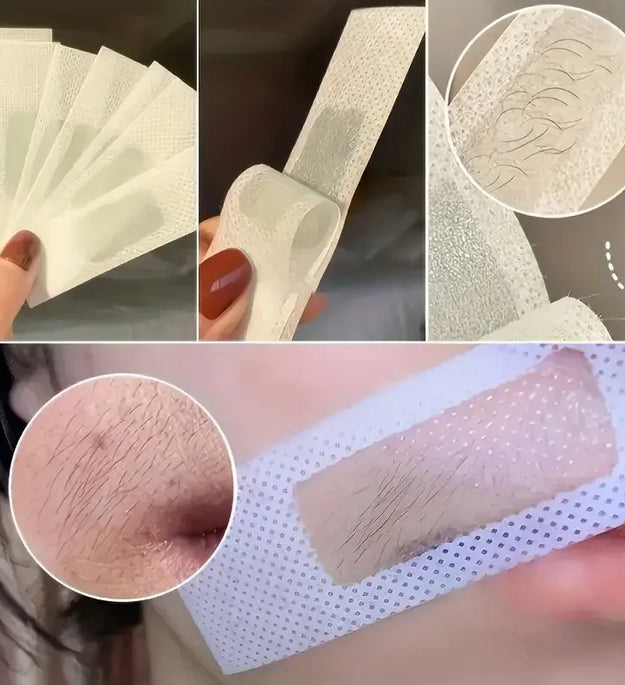 10/20/30/50 Pcs Depilatory Wax Strips For Hair Removal Wax Paper Cold Wax Strips Paper For Face Neck Arm Leg Body Beauty Tools