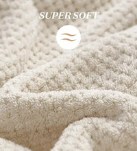 Microfiber Hair Towel Extra Large Wrap Quick Dry Hair Towel Wrap With Elastic Band , Ultra Absorbent Soft Hair Towel Wrap Turban - BlissFully