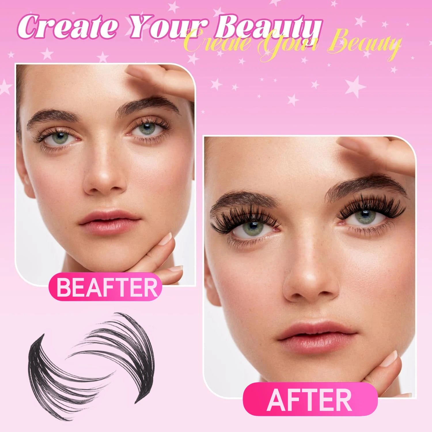 320/600/790 Cluster Lashes Kit – Daily & Party Essential with Mix-and-Match Lengths! Perfect for Effortless Glam Anytime