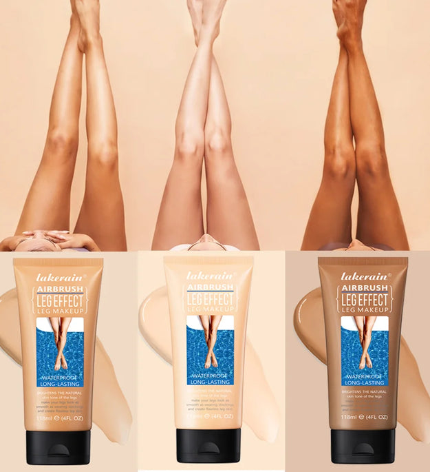 Leg Makeup Lotion Even Skin Tone Body Foundation Waterproof Long Lasting Body Tanning Cream Medium Bronze Leg Makeup - BlissFully