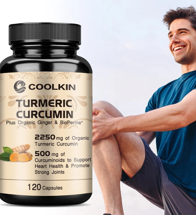 Turmeric Curcumin - with 95% Curcumin, Bioperine - Promotes Optimal Absorption,Immune Support and Joint - 120 Capsules