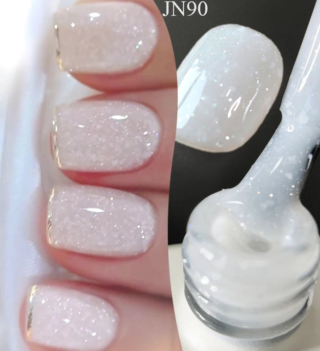 BORN PRETTY 10ml Snow Glitter Jelly Gel Polish Christmas Vernis Semi Permanent Nail Art Soak Off UV Gel Manicure Nail Supplies