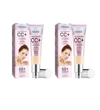 Natural Foundation Cc Cream Waterproof Brighten Moisturizing Foundation Concealer Oil-Control Sunscreen Spf 50 Makeup Cosmetics - BlissFully