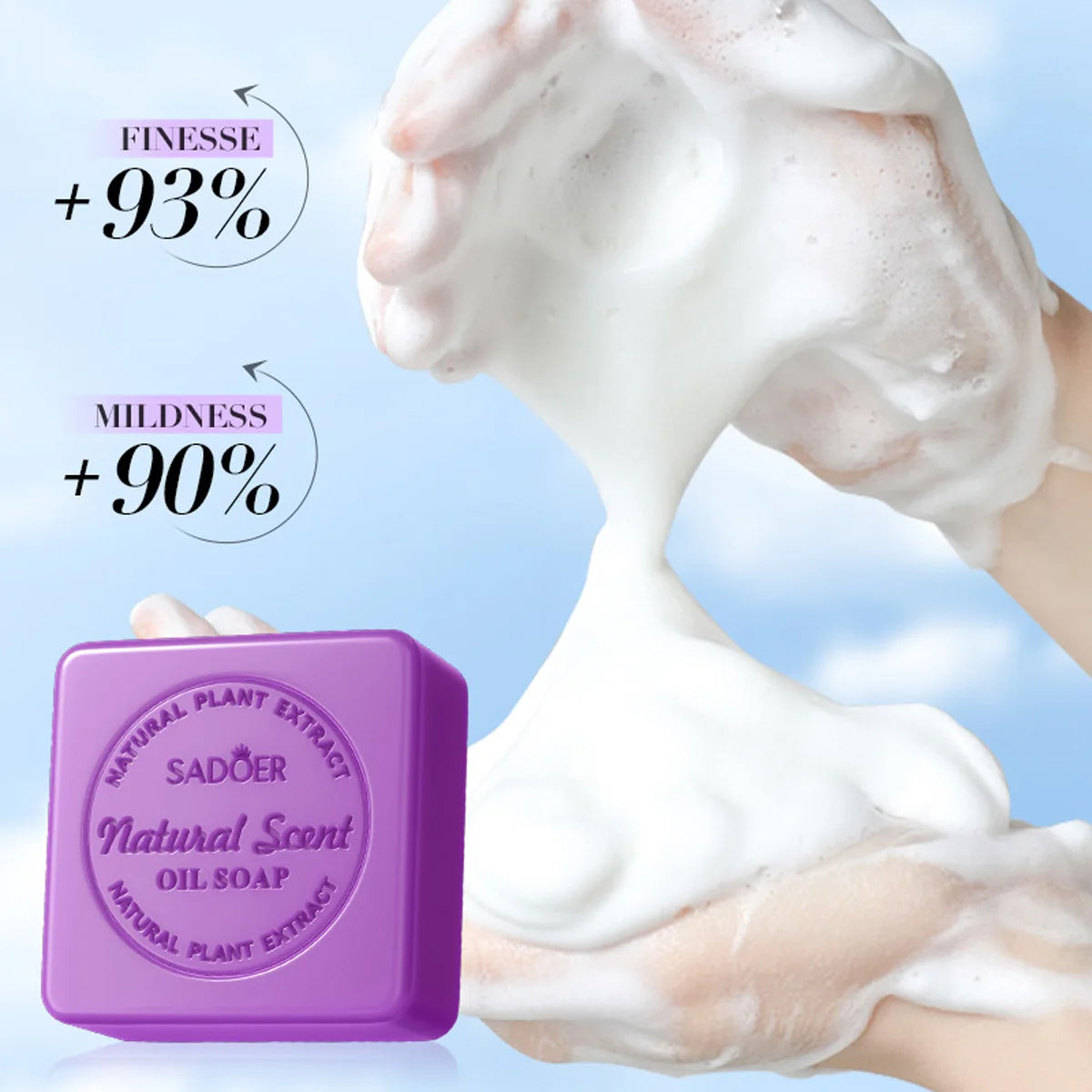 Lavender Essential Oil Soap, Handmade Soap, Facial Cleansing And Bath Soap, Deep Cleansing Skin Soap