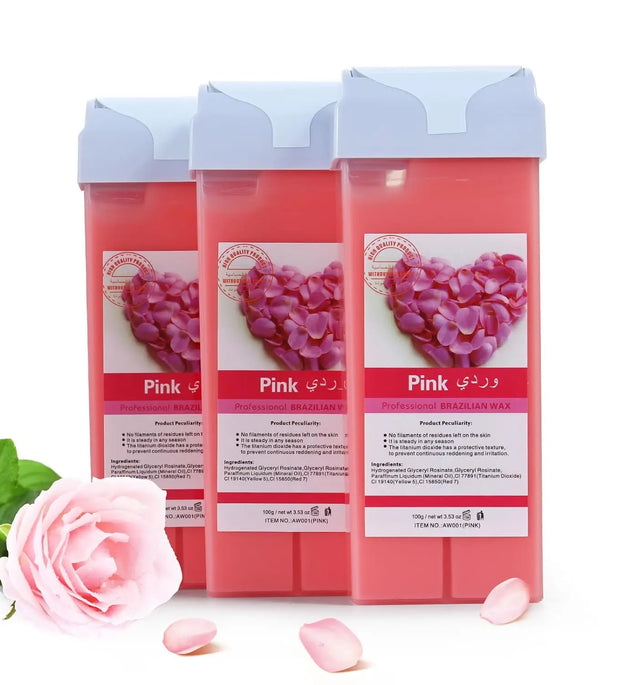 Roll on Wax Refill Painless Roll On Wax For Hair Removal Depilatory Cartridge Wax Warmer For Lavender Bikini Body Hair Removal