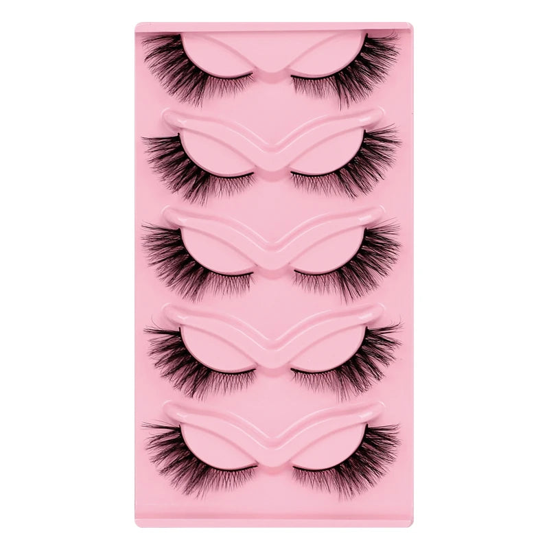 Eyelashes 5/10/16 Pairs 3D Faux Mink Lashes Natural False Eyelashes Reusable Dramatic Volume Lashes Makeup Eyelash Extension