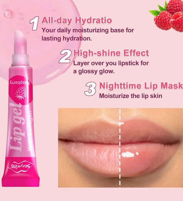 24PCS Luxury Gift Set Lip Balm Jelly Set Hydrating and Glossy for Dry Lips Valentine's Day Gifts Perfect Present for