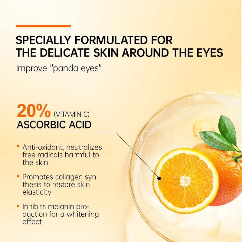 JoyPretty Vitamin C for Face Cream Whitening Dark Spots Removal Shrink Pore Serum Moisturizing Lighten Facial Skin Care Products - BlissFully