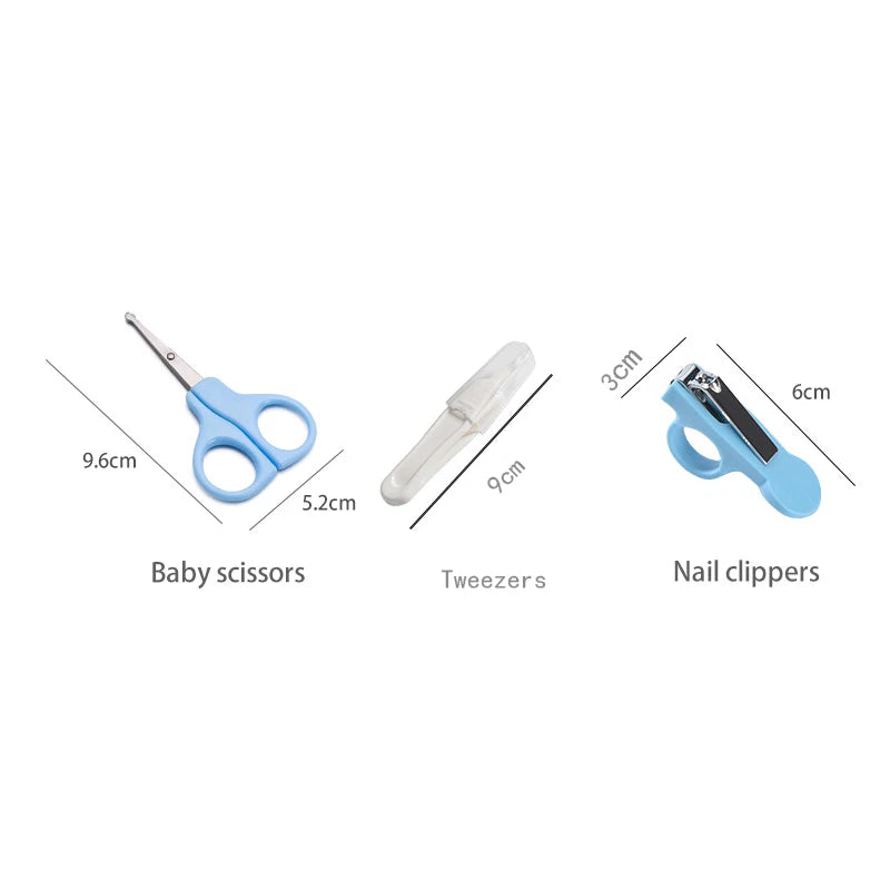 3-in-1 Baby Manicure Kit and Pedicure Set Include Baby Nail Clippers,Tweezers,Scissors