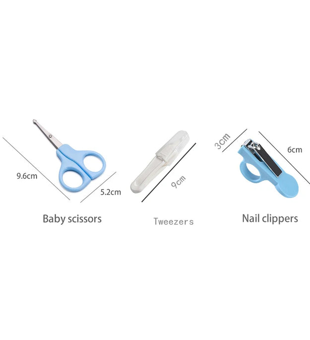 3-in-1 Baby Manicure Kit and Pedicure Set Include Baby Nail Clippers,Tweezers,Scissors