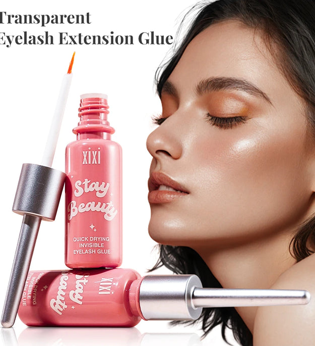 Eyelash Extension Glue Long Lasting Makeup Lashes Extension Glue for Eyelashes Waterproof Fast Dry Transparent Eye Lash Glue