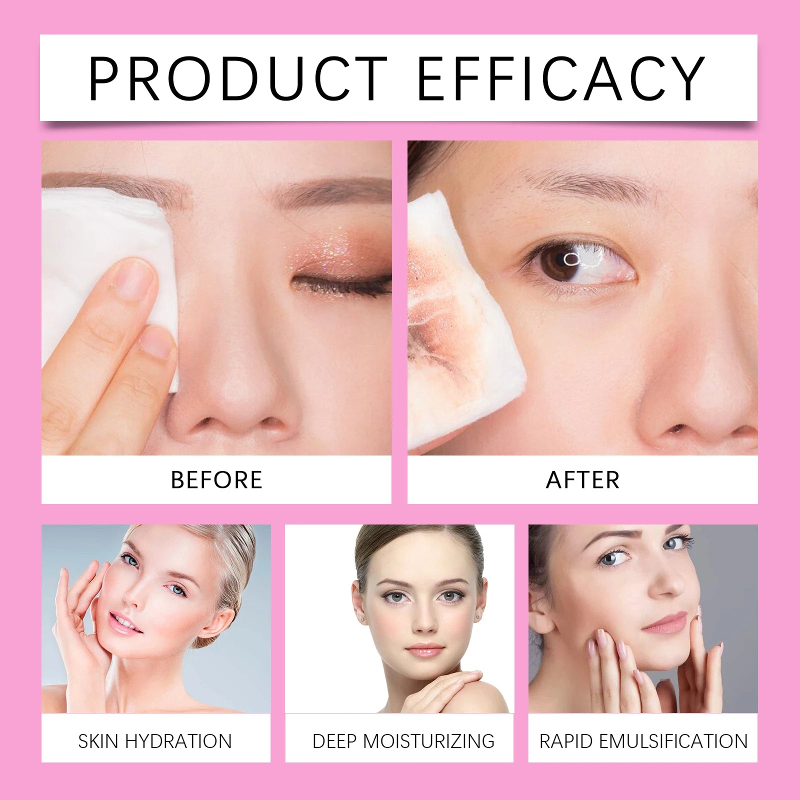 100ml Micellar Water Hydrating Facial Cleanser Deep Makeup Remover Cleaning Water Refresh Hydrate Cleansing For Sensitive Skin