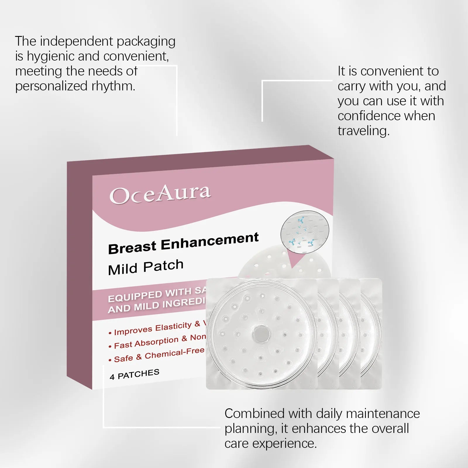 Breast Enlargement Patch Bust Size Up Firming Lifting Boobs Plumping Improve Loose Skin Tightness Women Chest Bigger Growth Care