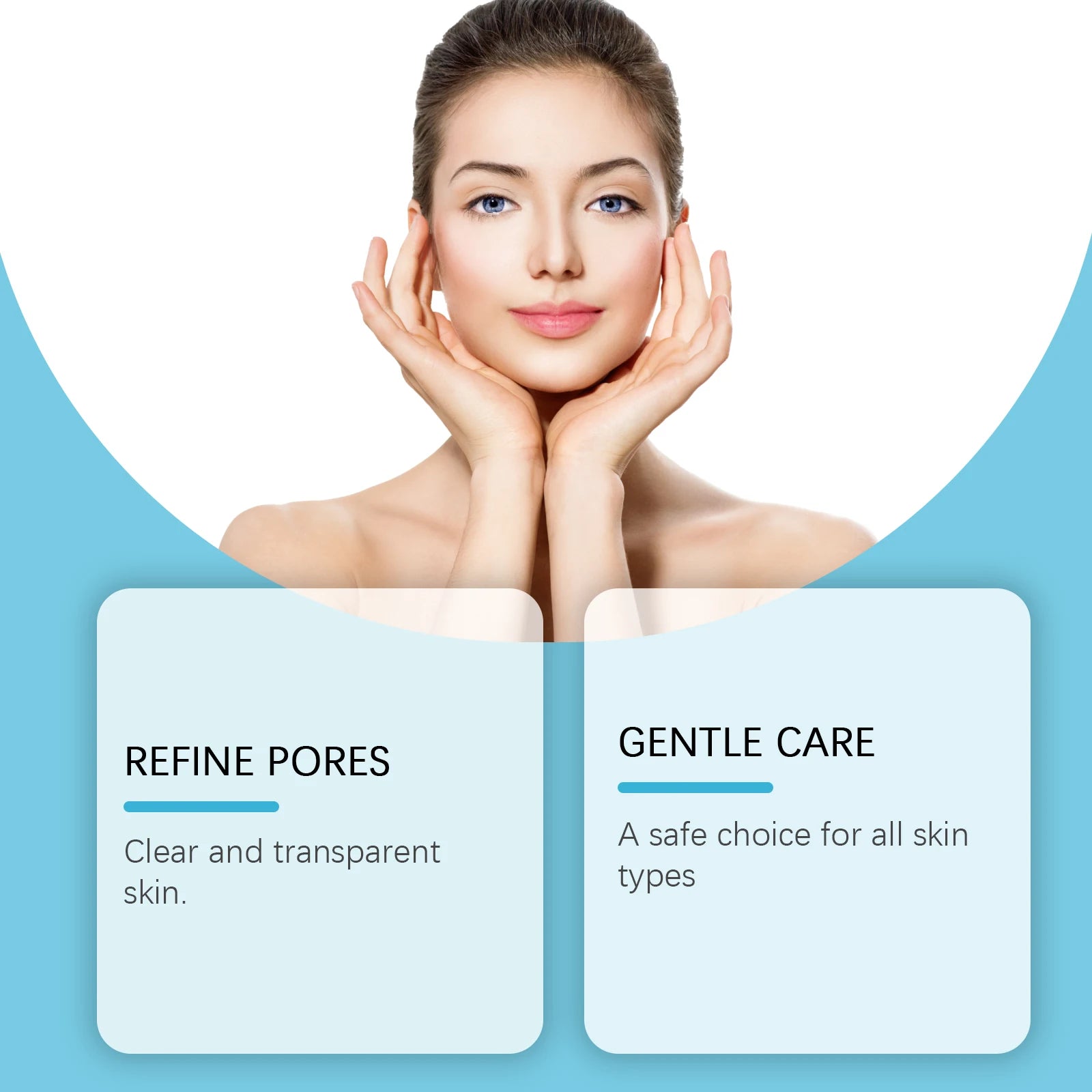 AHA BHA Toner Gentle Exfoliating Toner for Oily Skin Pore Refining Soothing Hydrating Facial Essence Daily Oil Control Skincare