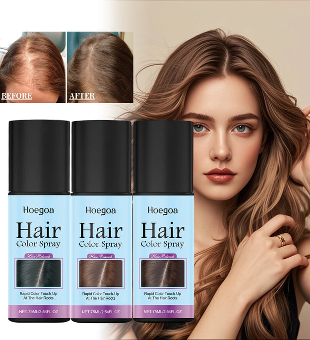 Temporary Hair Color Spray Long-Lasting Fast Cover Hair Color Pen Hair Dye Penfor Root Touch-Ups/Color Corrections 3Colors