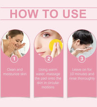 40/50pcs Turmeric Kojic Acid Cleansing Pads Exfoliating Pads Facial Sponges For Cleansing Exfoliating Daily Cleansing Skin Care - BlissFully