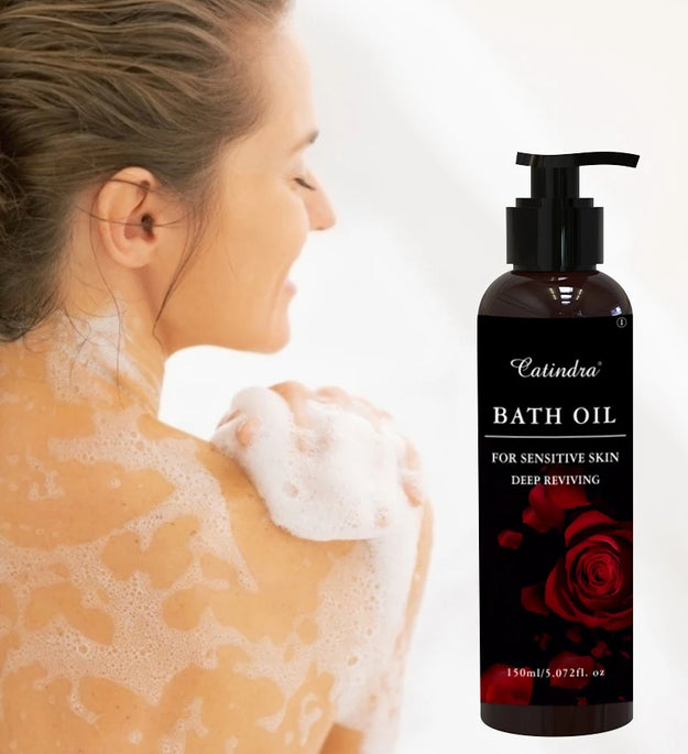 Moisturizing Bath Essential Oil Deep Cleansing Exfoliating Moisturizing Skincare Bath Oil Products to Brighten Skin Stone 150ml
