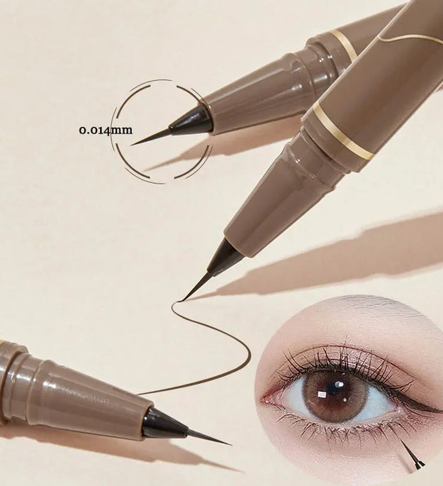 Ultra Thin Black Brown Lower Eyelash Eyeliner Pen Waterproof Lasting Smooth Lying Silkworm Eyes Liner Pencils Eye Makeup Tools