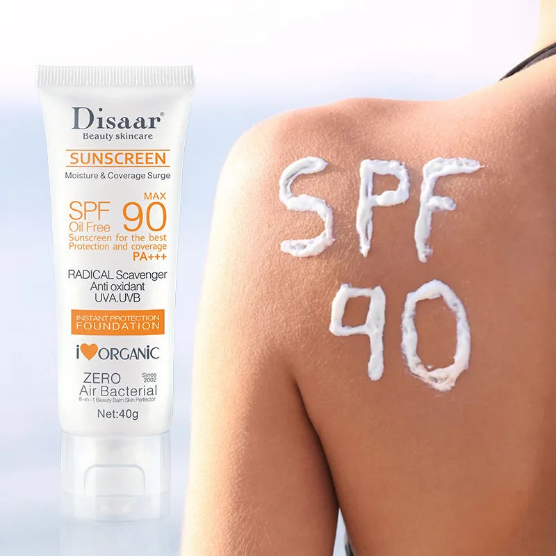 Facial Body Sunscreen Waterproof SPF 90+UV Sun Cream Sunblock Skin Protective Cream Anti Sun Facial Seaside Protection Cream - BlissFully