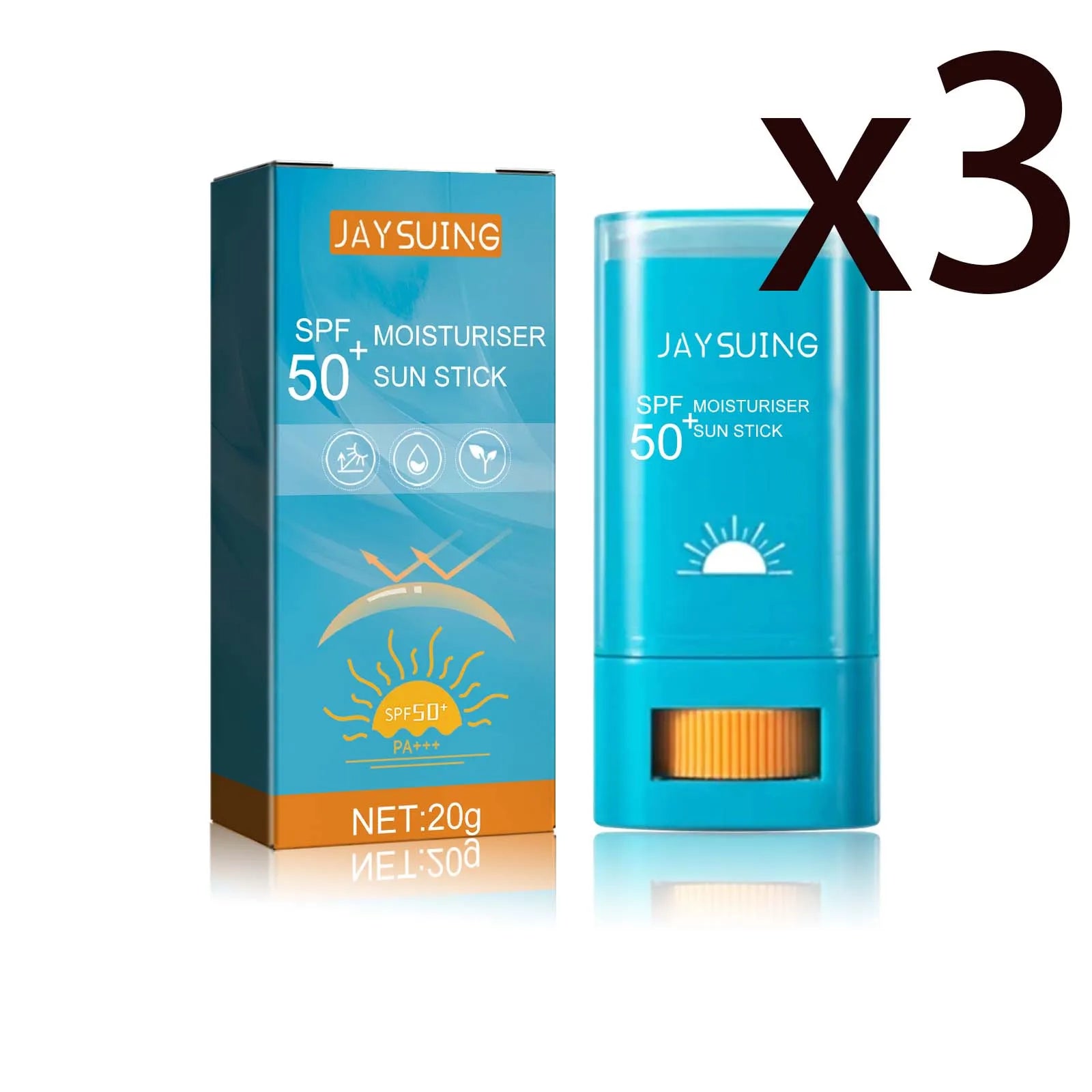 Body Sunscreen Cream Stick Spf50 Antioxidant Prevent Sunburn Moisturizing Skin Sweatproof Brightening Resist UV Rays Serum Stick