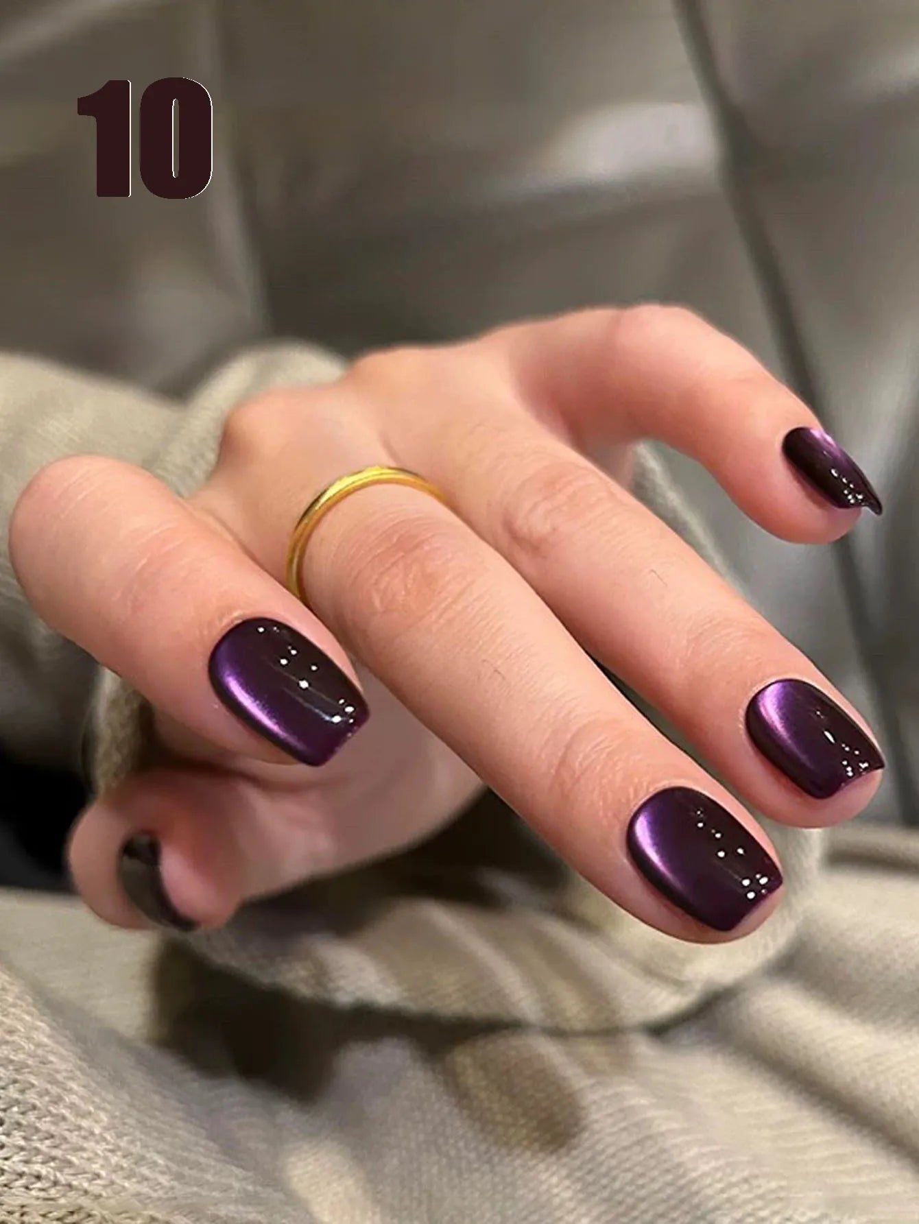 12ML 1-21PCS Winter And Autumn Whitening Red Glass Bead Cat Eye Magnet Gel Nail Polish Christmas Nails Nail Set Nail Art