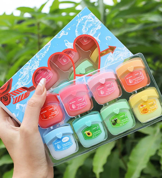 New 4/6/8pcs Moisturizing Lip Balm Sets Lipstick Makeup Natural Plant Base Moisturizer Lip Balm Anti-Cracking Lips Skin Care