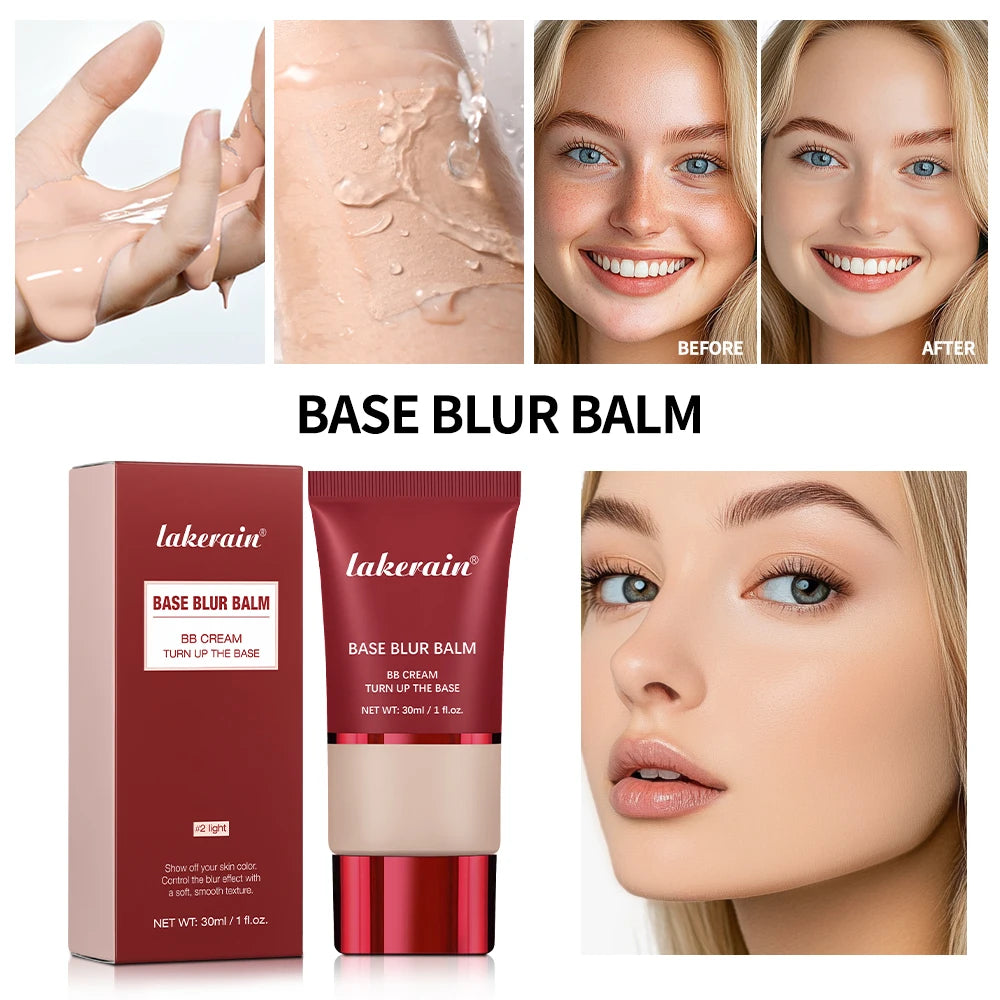 TURN UP THE BASE BLURRING FOUNDATION Face Long Lasting control oil Foundation OS Makeup Cosmetics Skin Matte - BlissFully