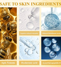 Bee Venom Firming Abdominal Cream - Plant-Based, Moisturizing and Moisturizing Contains Hyaluronic Acid Suitable for All Skin Types, Gentle for Sensitive Skin, Turmeric Skin Care - BlissFully