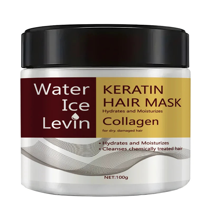 Keratin Collagen  Hair Mask Dual Oil Control Moisturizer Conditioner Soft Smooth Frizz Damaged Repair Revitalize Hair Care