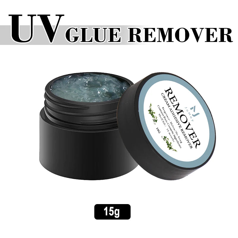 JOMAY 0.5Sec Eyelash Extension Glue Black Fast Dry UV Lashes Glue Black Eyelash Glue Lash Remover For UV Eyelash Extension