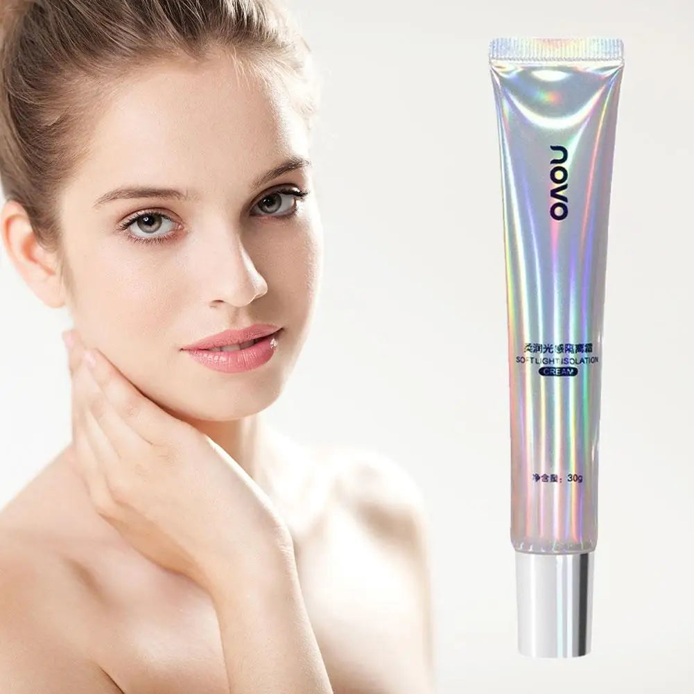 novo Natural Whitening Oil-control Invisible Makeup Primer Soft Light Isolation Cream Brightening Skin Tone Flawless Base Makeup