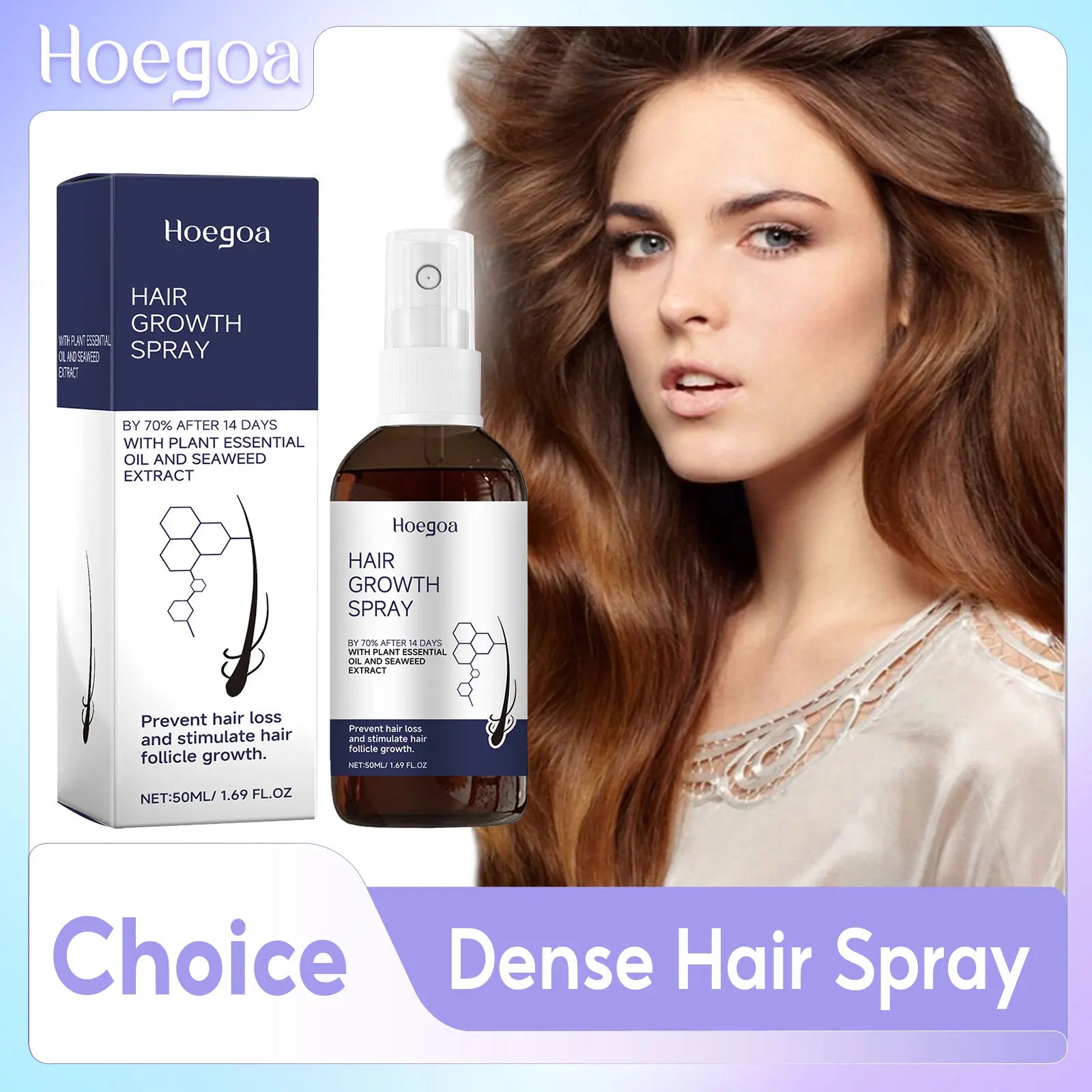 Anti Hair Loss Spray Nourish Scalp Reduce Frizz Improve Sparse Prevent Baldness Thick Hair Growth Oil Damaged Hair Repair Serum