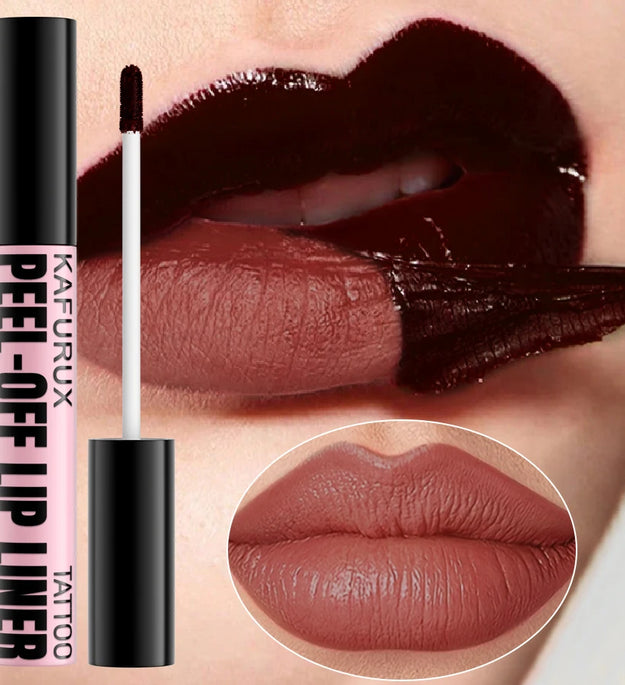 7 Colors Peel Off Lip Stain Reveal Long Lasting Waterproof Pink Lip Tint Transfer Proof Non-stick Cup Natural Makeup Lip Gloss