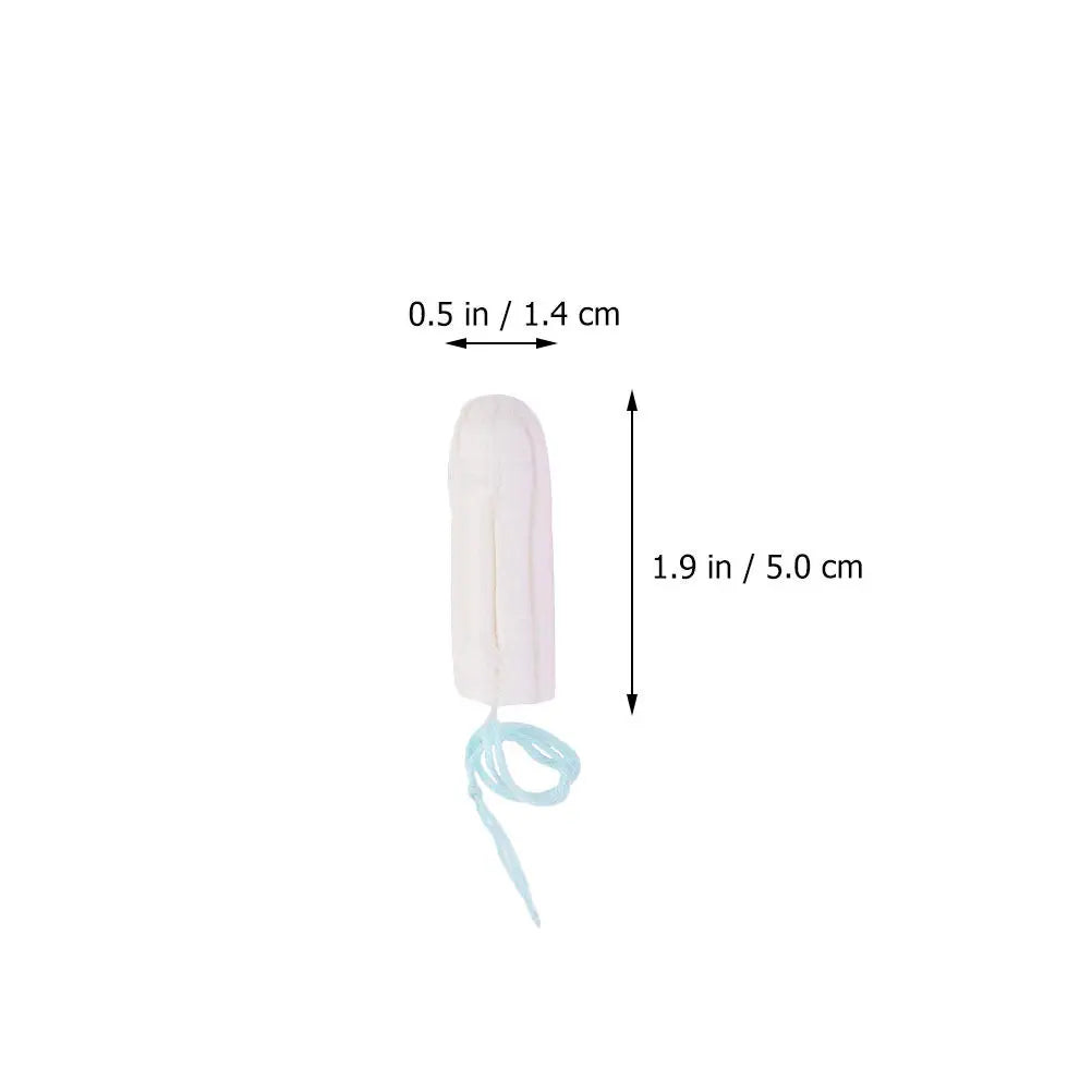 10Pcs Female Sanitary Tampons One-Time Lightweight Compact Cotton Menstrual Tool Super Absorbent Breathable Supplies