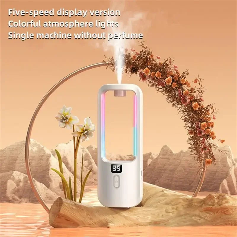 50ml Essential Oils Diffuser USB Multi-mode LED Digital Display 5 Gear Home Wall Mounted Display Air Freshener Smart Fragrance