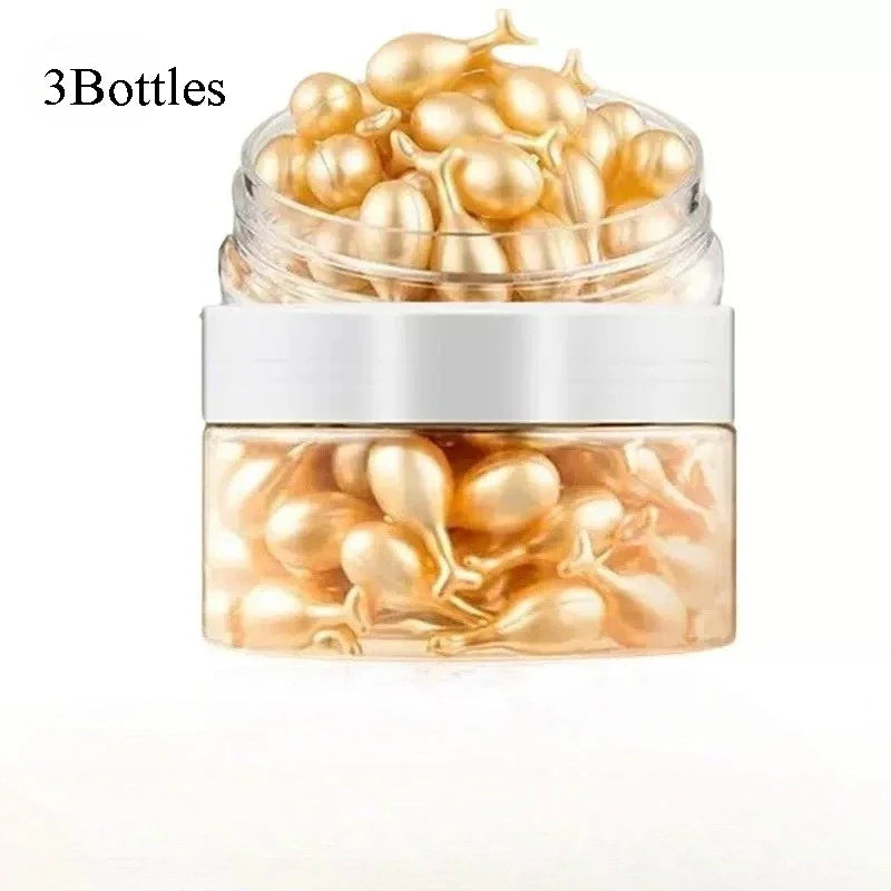 50Pcs Collagen Face Care Capsules Serum Spot Acne Wrinkle Remover Firming Whitening Hyaluronic Acid Essence Skin Care New style - BlissFully