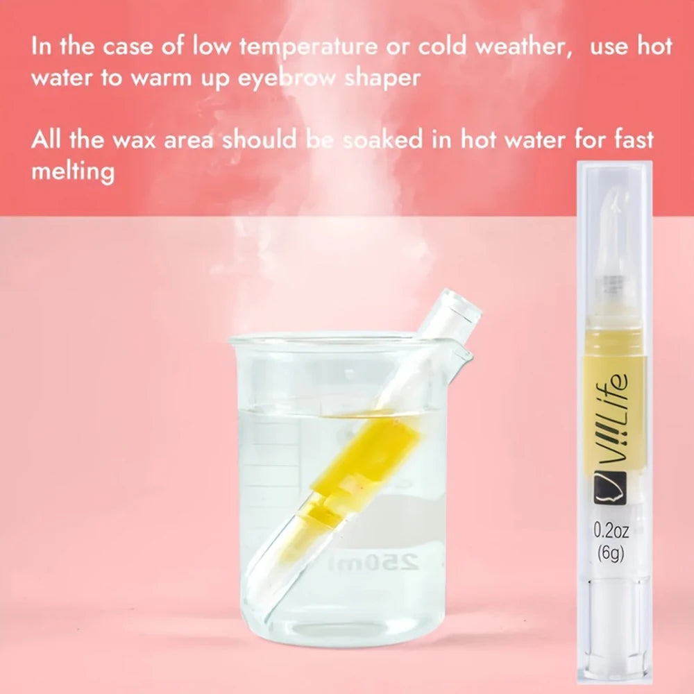 Viilife Gentle Hair Removal Wax for Sensitive Skin, Fast-Acting Soft Wax for Eyebrow and Upper Lip,Suitable for Body, Cheeks