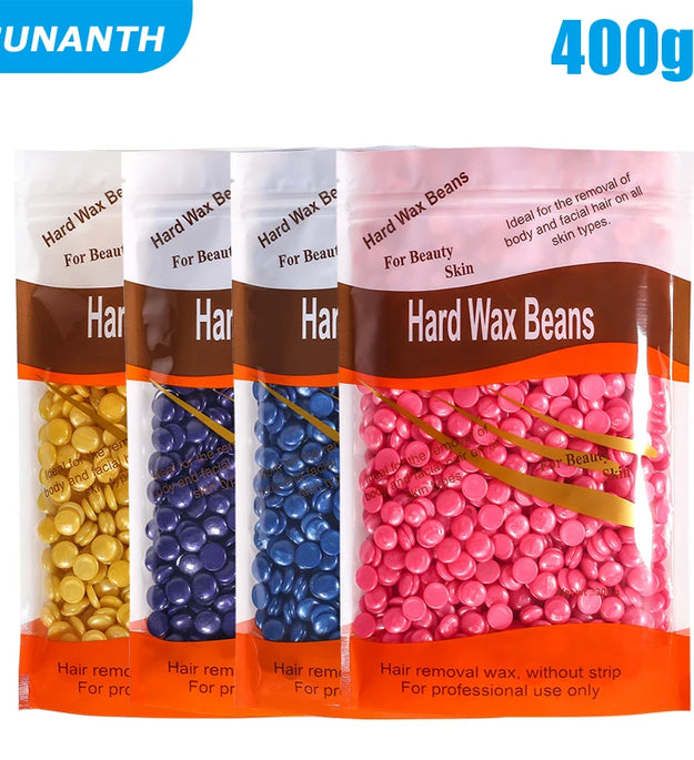 500g/200g/50g Hard Wax Beans for Hair Removal Body European Brazilian Pearl for Wax Warmer Waxing Beans for Wax Heater Machine
