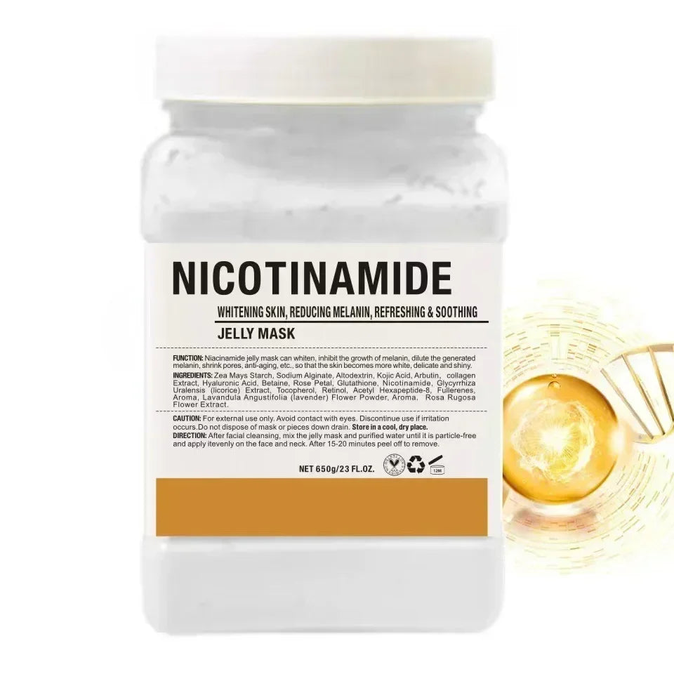 650g Gold Jelly Mask Powder Vampire DIY Plant Powder Masks Peel Off Vitamin C Hyaluronic Acid Facial Skin Care Rose Mud Mask