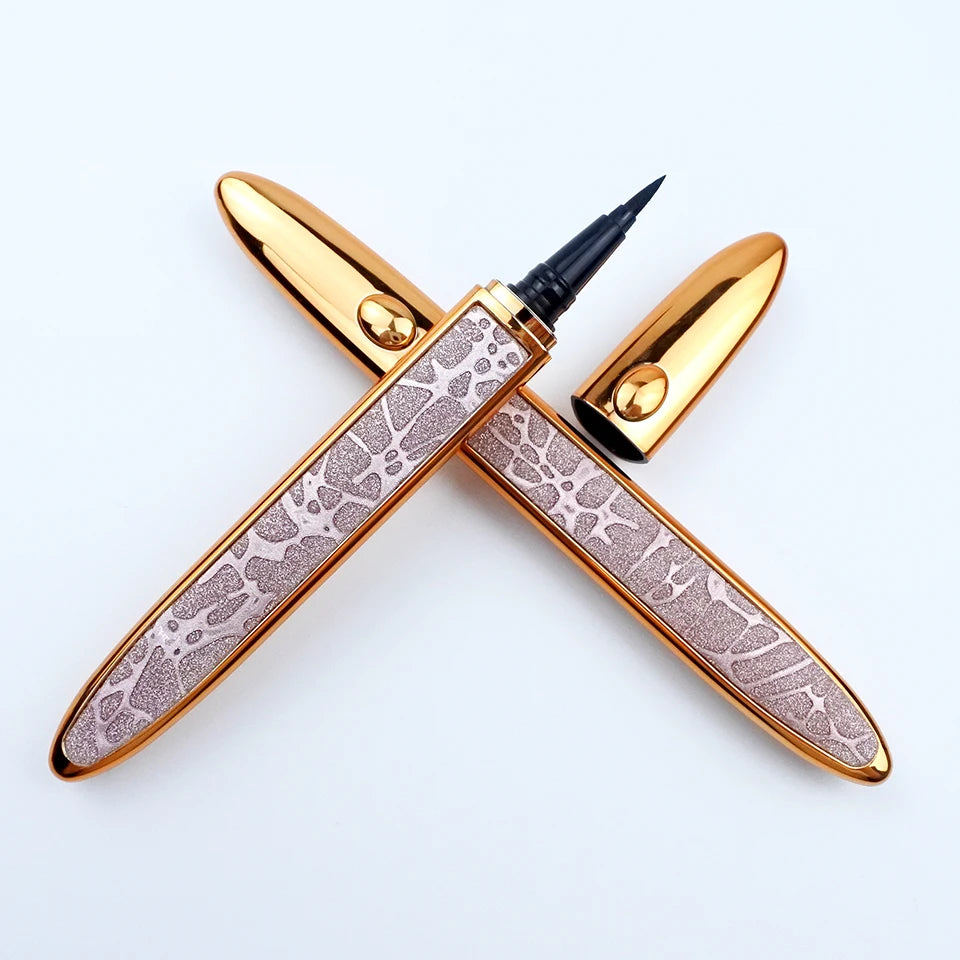 REDSIREN 2 in 1 Lash Glue & Eyeliner Waterproof Long Lasting self adhesive Glue False Eyelashes Black Liquid Eyeliner Glue Pen