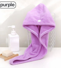 Hair Towel Wrap Fast Dry Hair Towel Super Absorbent Microfiber Coral Velvet Hair Drying Towel Quick Dry Hair Turban - BlissFully