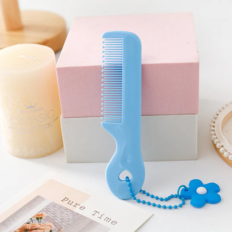 Protable Hair Brushes Cute Mini Comb for Baby Girl Boy Small Koran Cartoon Animal Floral Hair Comb Girl Kid Hair Accessories