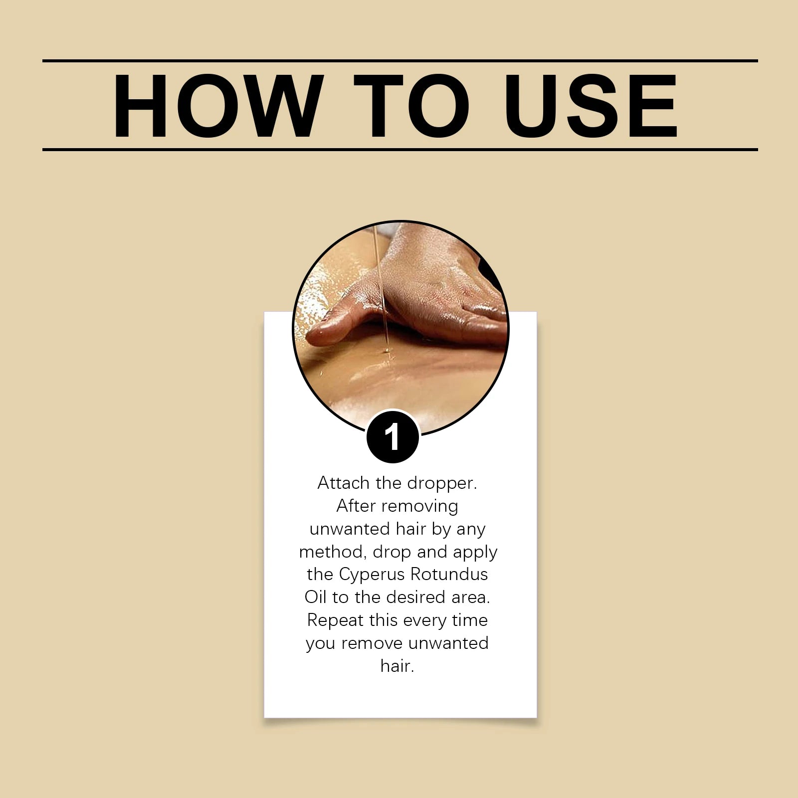 60ml Cyperus Rotundus Oil Body Hair Remover Oil For Armpit Legs Arms Hair Growth Inhibitor Skin Care Body Moisturizing Oil