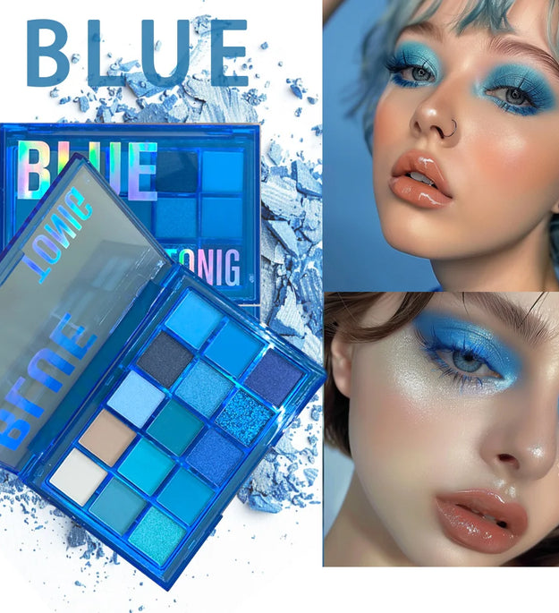 15 Shades Eyeshadow Makeup Palette Shimmer Matte Metallic High Pigmented Neutral Bold Waterproof Eyes Shadow Make Up Set