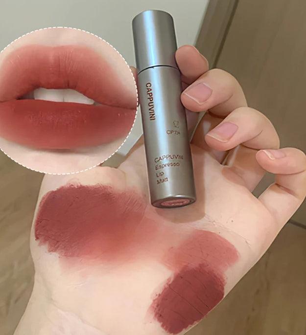 Single Velvet Matte Mist Lip Gloss,Waterproof Non-Stick Cup Lip Glaze Smudge Proof Not Fade Liquid Lipstick