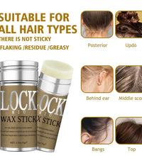 LOCKMIO Hair Wax Stick for Women and Kids Long Lasting Hold Pomade Control Broken Frizz Flyaway Styling Wax for Natural Wigs - BlissFully