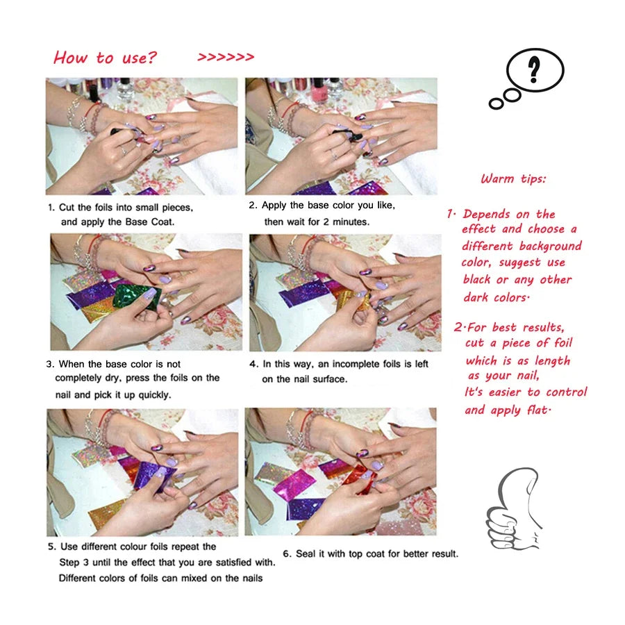 10 Rolls 2.5*60cm New Black White Lace Transfer Foil Nail Art Sexy Full Wraps Flower Glue Adhesive DIY Manicure Styling Tools