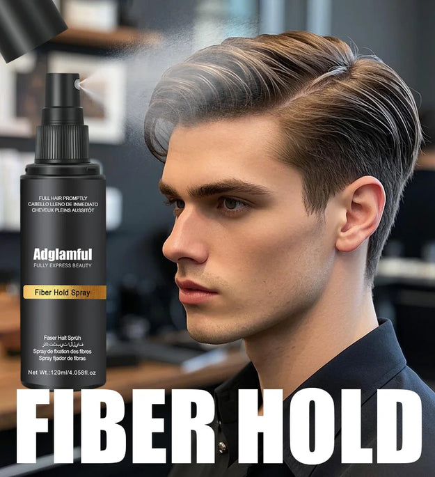 Hair Fiber Spray - Easy-To-Use, Long-Lasting Volume & Texture, Ideal for All Hair Types, with Natural-Looking Fullness