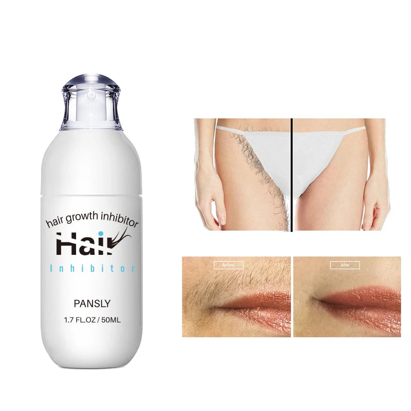 100ML Hair Removal Spray Hair Growth Inhibitor Spray Painless Hair Reduction Permanently Inhibits Hair Growth Skin Silky Smooth - BlissFully