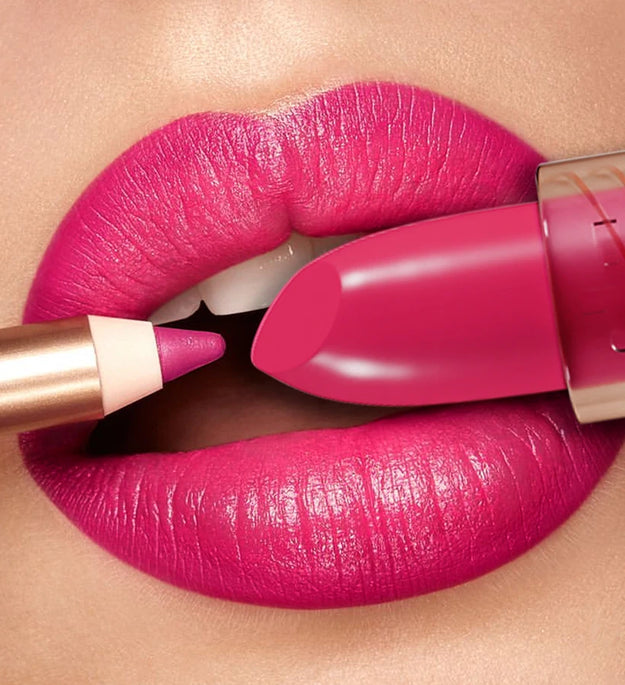 1PC Nude Lipstick Waterproof Lipliner Pen Sexy Matte Contour Lip Tint Lasting Non-stick Cup Lip Gloss Korean Makeup Cosmetic